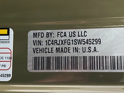 2025 Jeep Wrangler Rubicon 4 Door 4x4