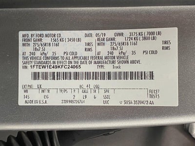 2019 Ford F-150 XLT