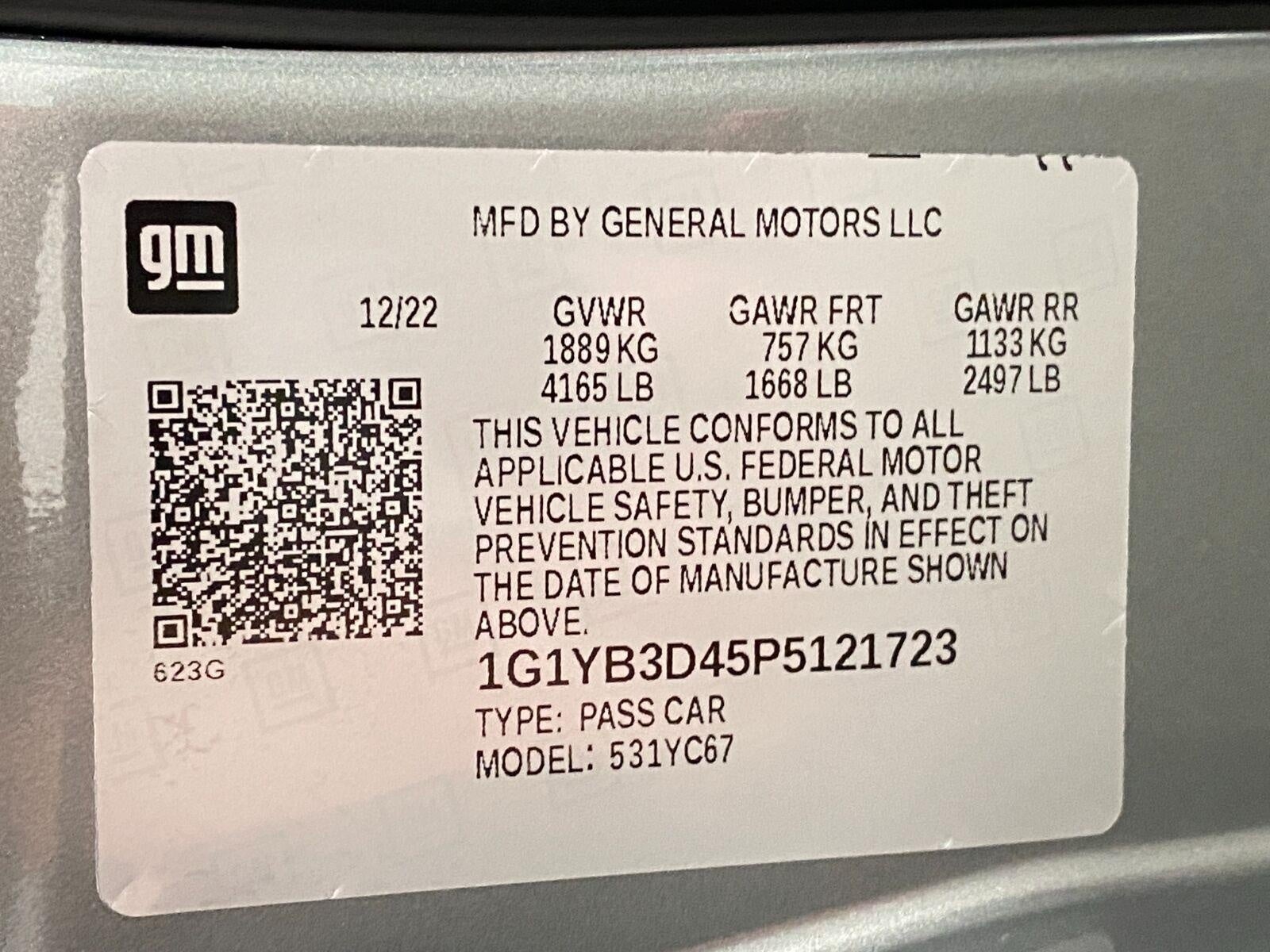 2023 Chevrolet Corvette 2dr Stingray Conv w/2LT