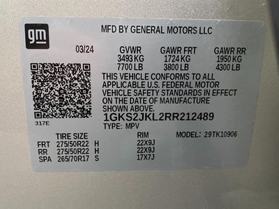 2024 GMC Yukon XL 4WD 4dr Denali
