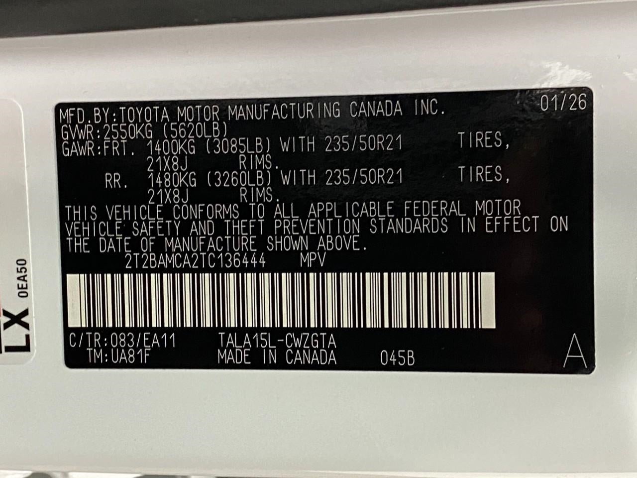 2026 Lexus RX SPORT UTILITY