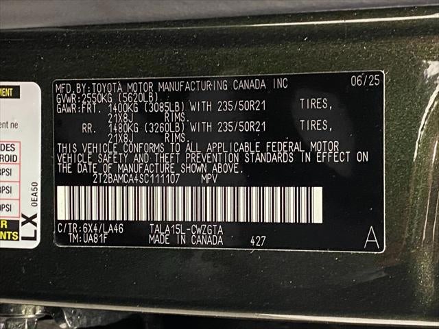 2025 Lexus RX UTILITY