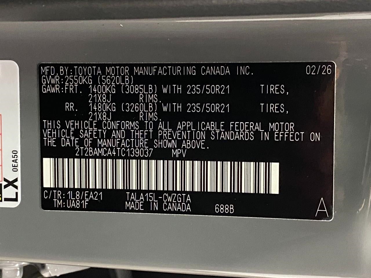 2026 Lexus RX RX 350 F SPORT Design AWD
