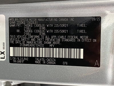 2025 Lexus RX RX 350 Premium Plus AWD