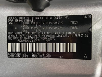 2016 Lexus RX 350 AWD 4dr