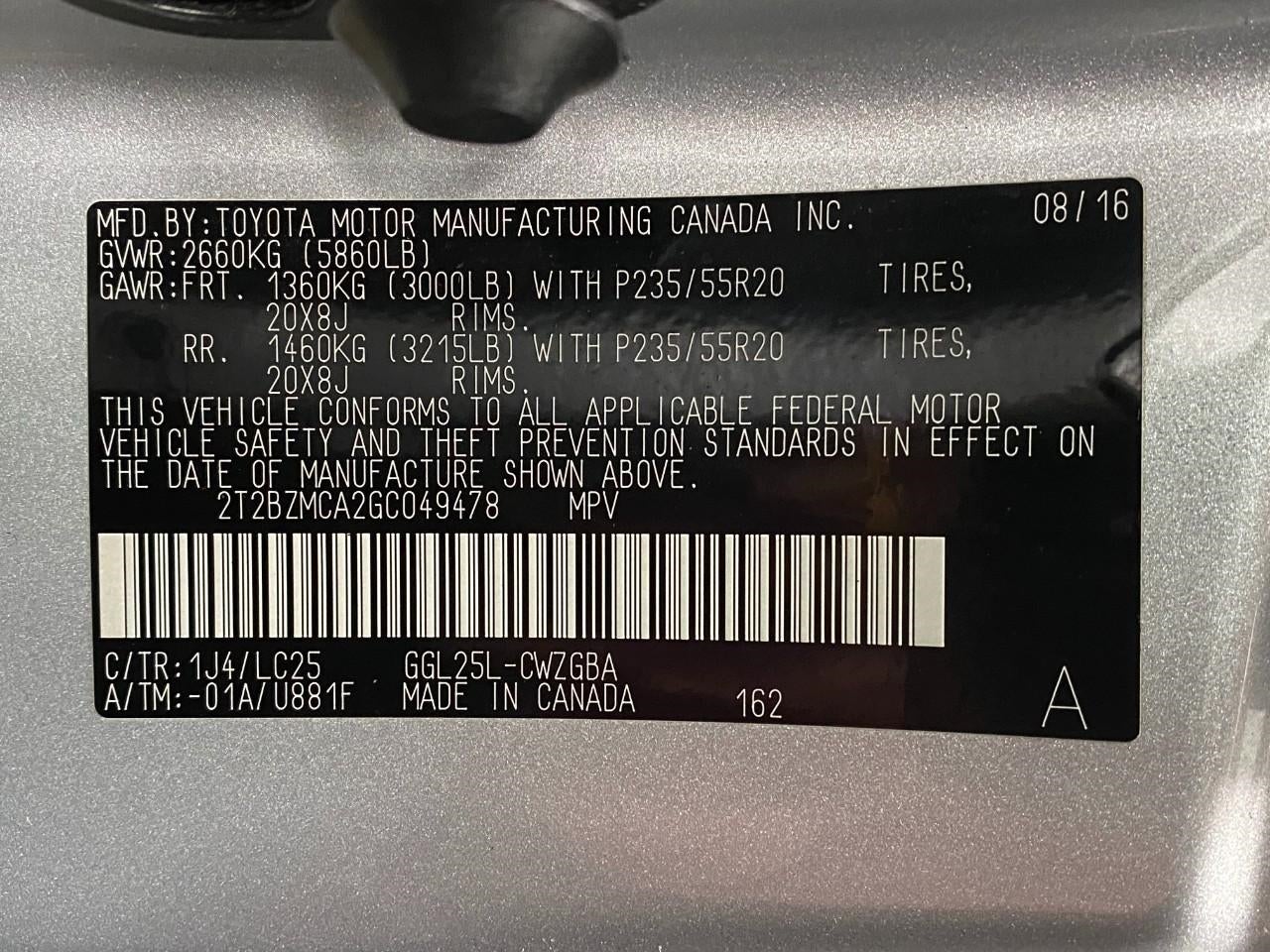2016 Lexus RX 350 AWD 4dr
