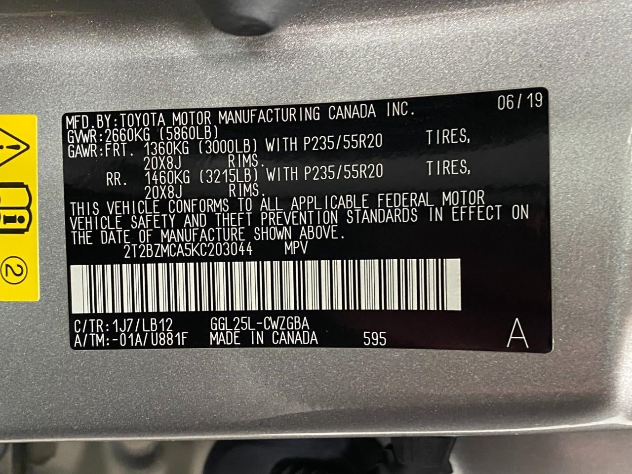 2019 Lexus RX RX 350 AWD