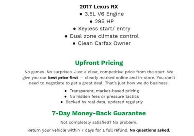 2017 Lexus RX RX 350 AWD