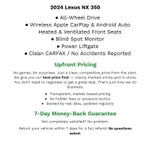 2024 Lexus NX NX 350 Luxury AWD