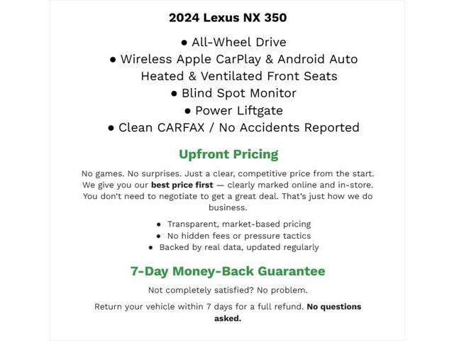 2024 Lexus NX NX 350 Luxury AWD