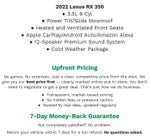 2022 Lexus RX RX 350 AWD