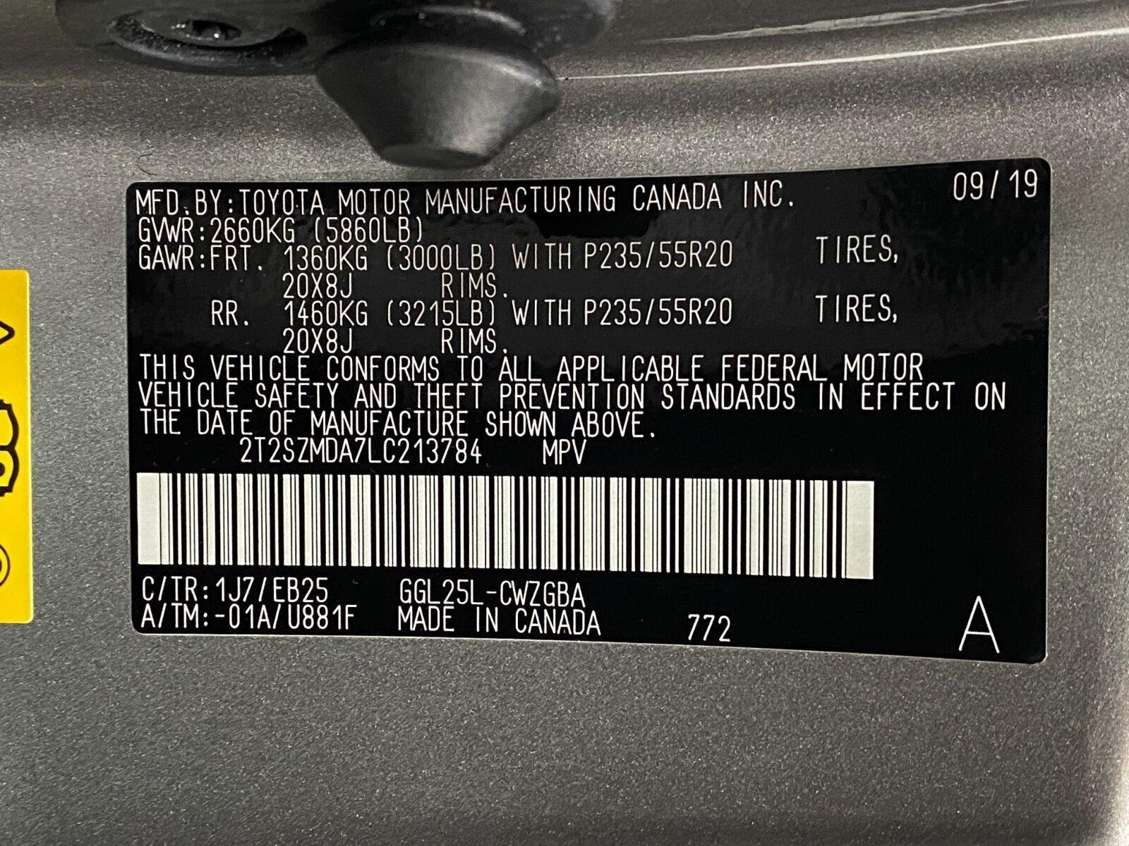 2020 Lexus RX RX 350 F SPORT AWD
