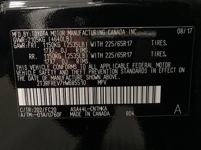 2017 Toyota RAV4 XLE AWD