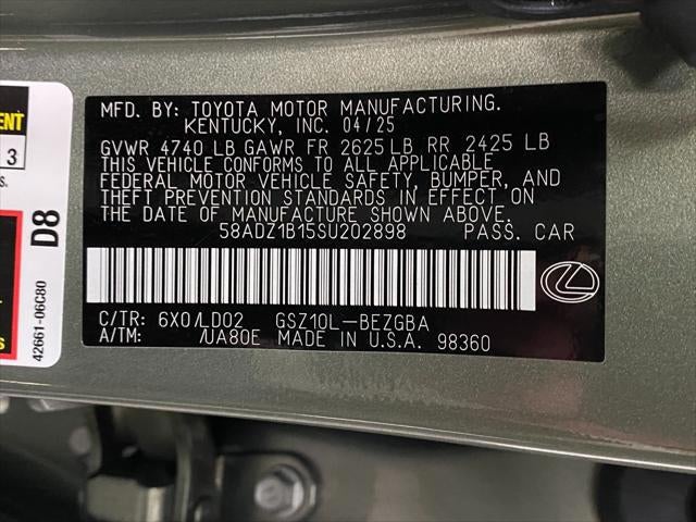 2025 Lexus ES ES 350 FWD