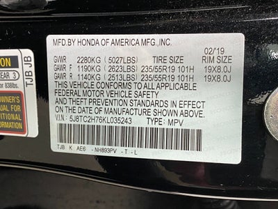 2019 Acura RDX AWD w/Advance Pkg