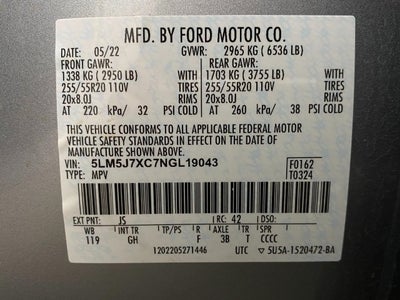 2022 Lincoln Aviator Reserve AWD