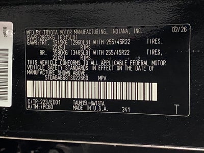 2026 Lexus TX TX 500h F SPORT Performance Premium AWD