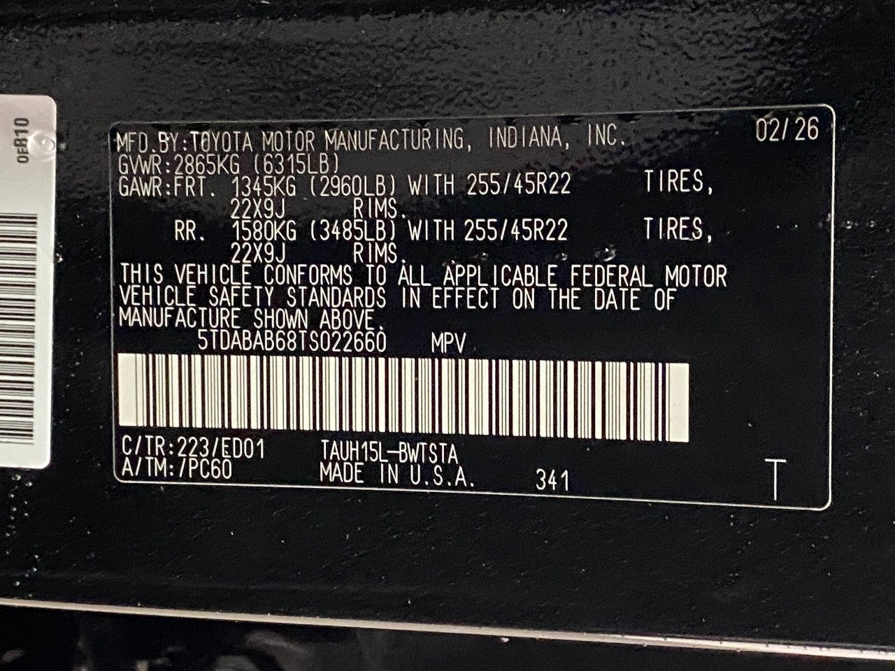 2026 Lexus TX TX 500h F SPORT Performance Premium AWD