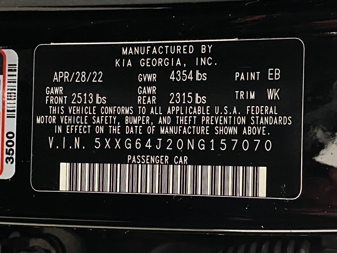 2022 Kia K5 GT-Line Auto FWD