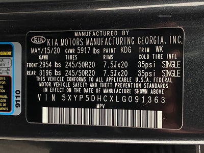2020 Kia Telluride SX AWD