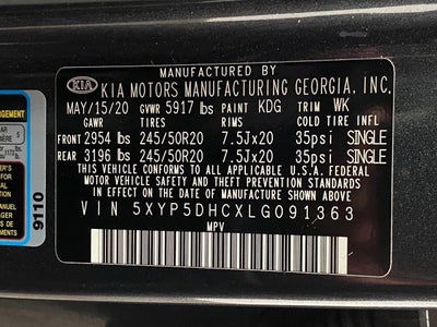 2020 Kia Telluride SX AWD