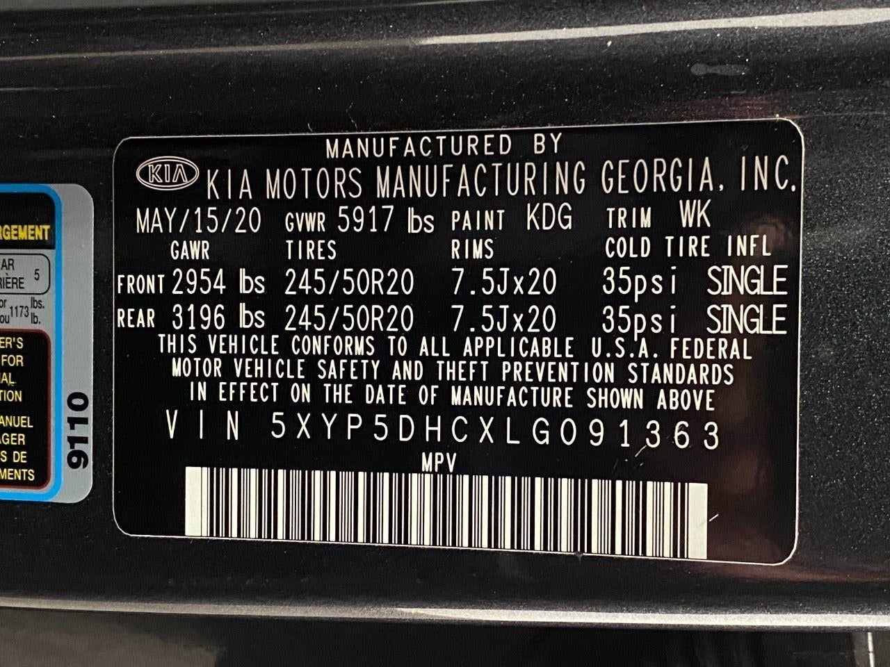 2020 Kia Telluride SX AWD