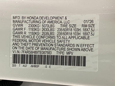 2026 Honda CR-V Hybrid Sport-L AWD