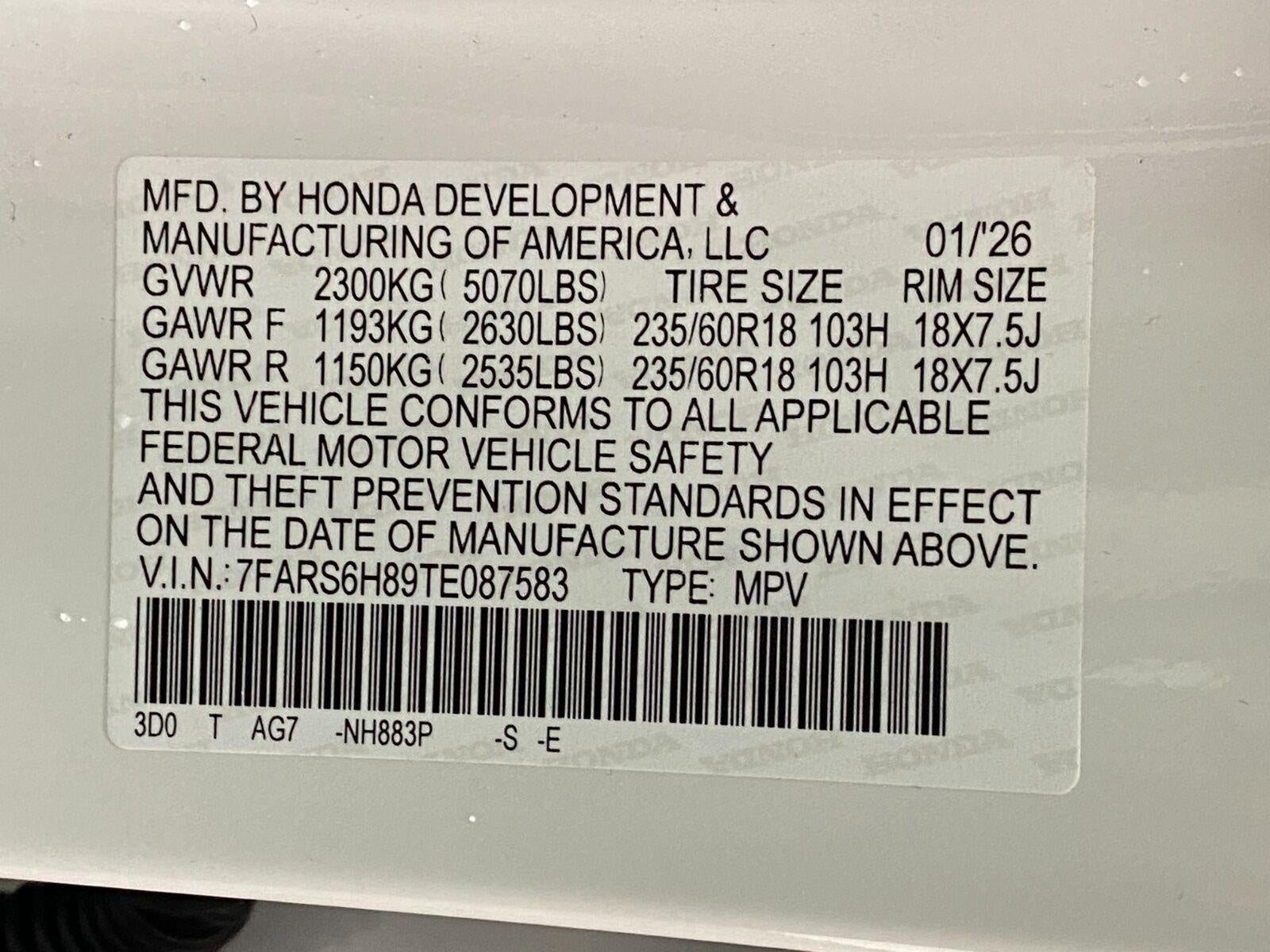 2026 Honda CR-V Hybrid Sport-L AWD