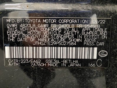 2023 Lexus IS IS 350 F SPORT AWD