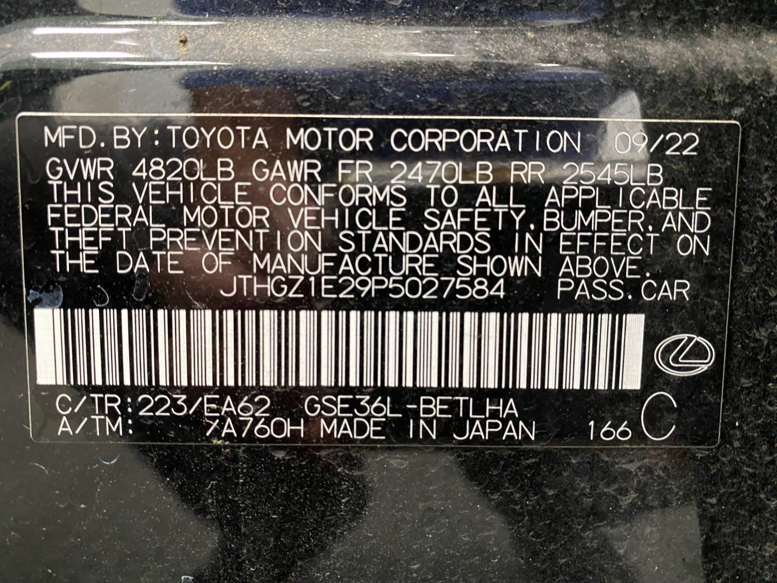 2023 Lexus IS IS 350 F SPORT AWD