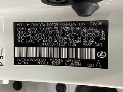 2026 Lexus UX UX 300h Premium AWD