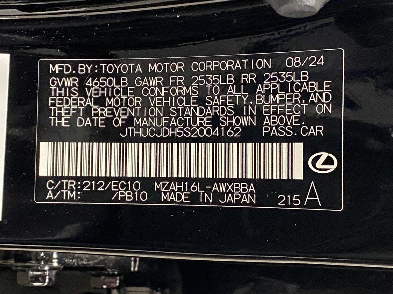 2025 Lexus UX UX 300h F SPORT Design AWD