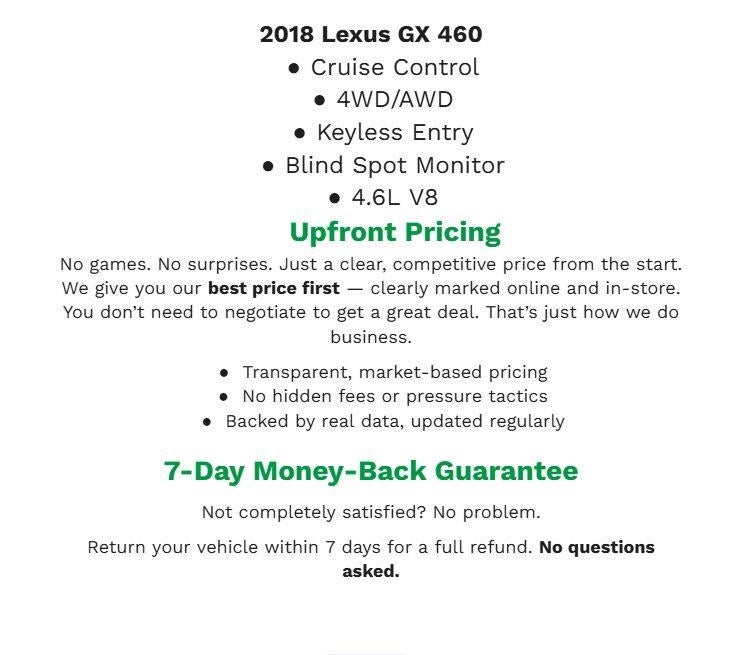 2018 Lexus GX GX 460 Premium 4WD