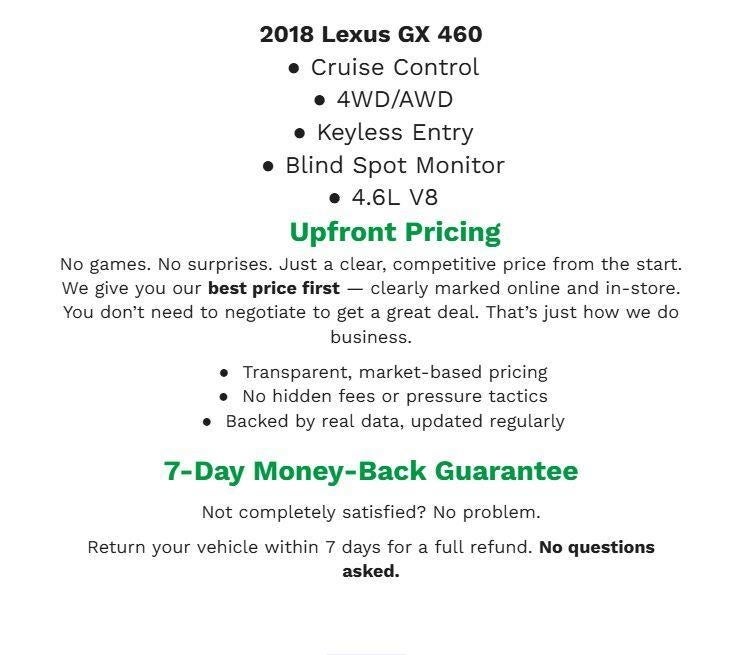 2018 Lexus GX GX 460 Premium 4WD