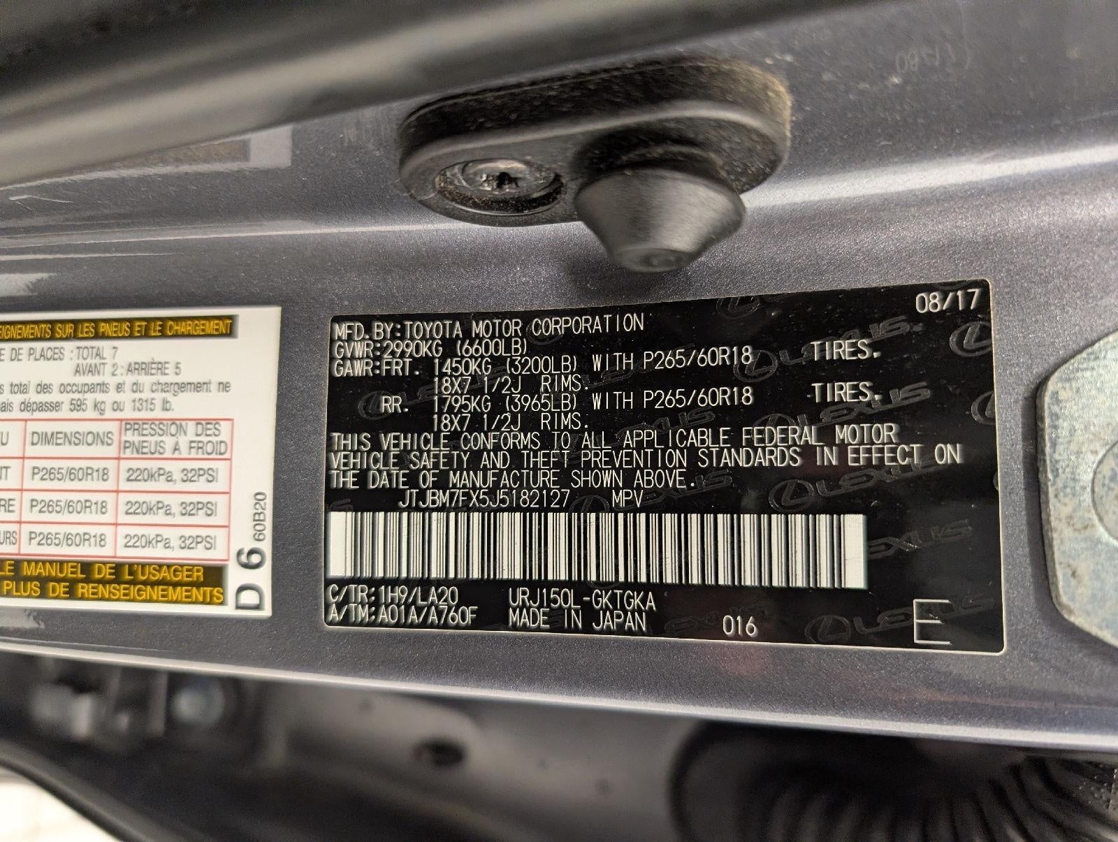 2018 Lexus GX GX 460 Premium 4WD