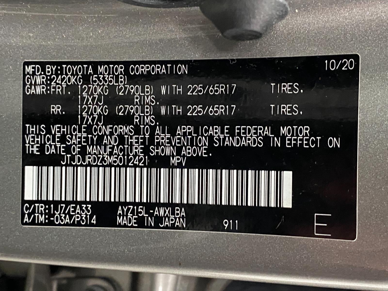 2021 Lexus NX NX 300h AWD