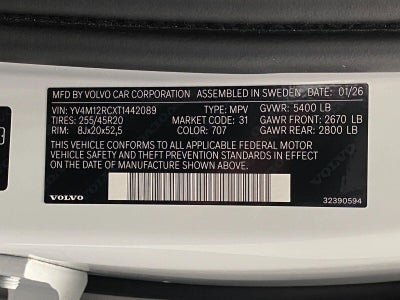 2026 Volvo XC60 B5 AWD Plus