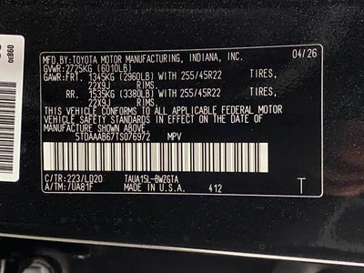 2026 Lexus TX 350 LUXURY AWD
