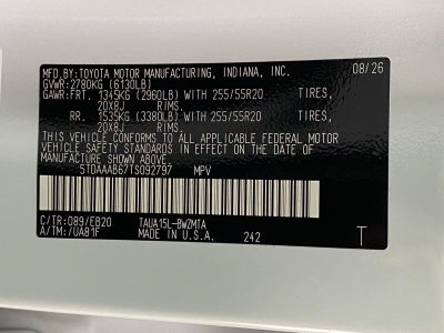 2026 Lexus TX 350 PREMIUM AWD