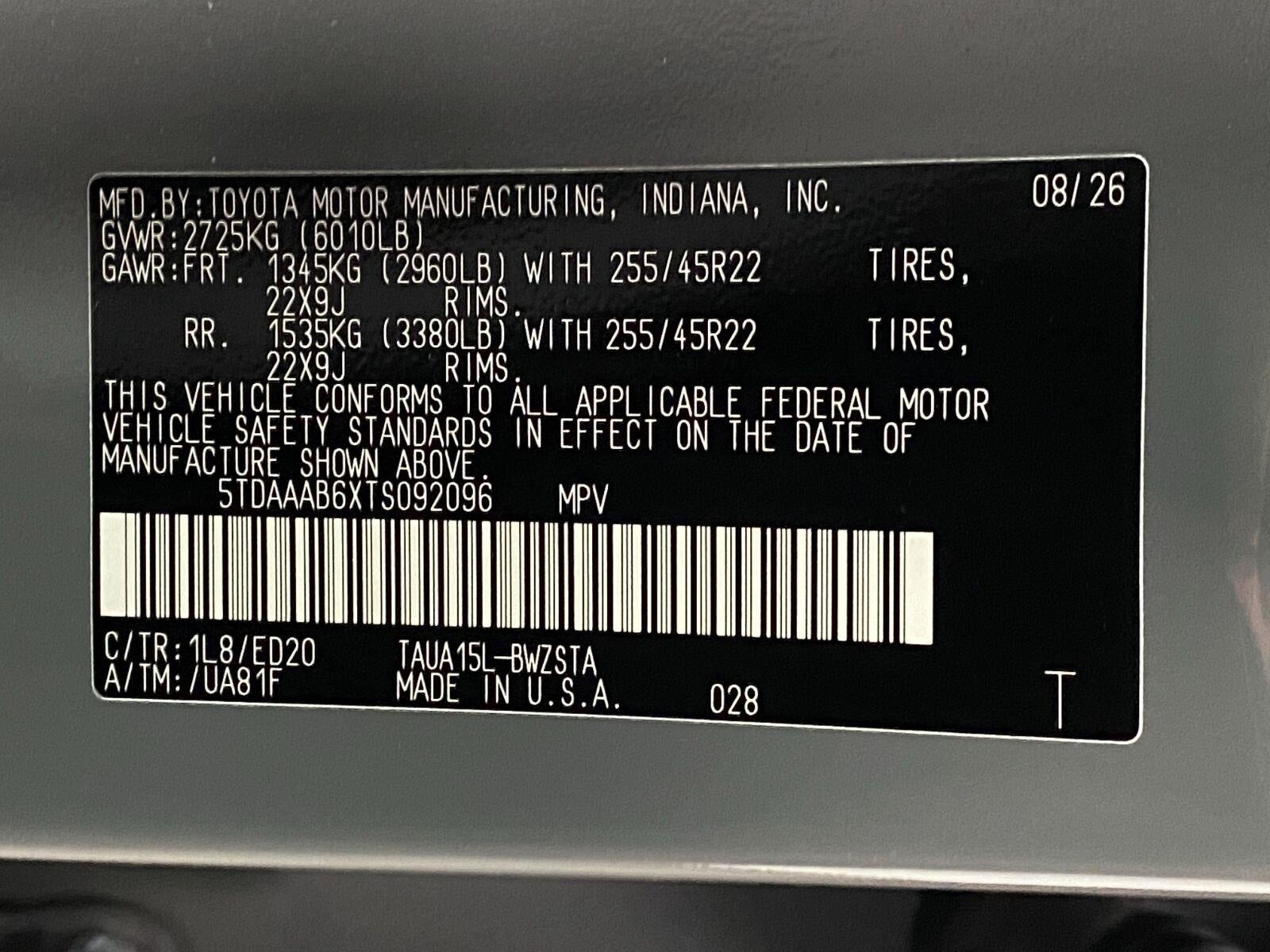 2026 Lexus TX 350 F SPORT HANDLING AWD