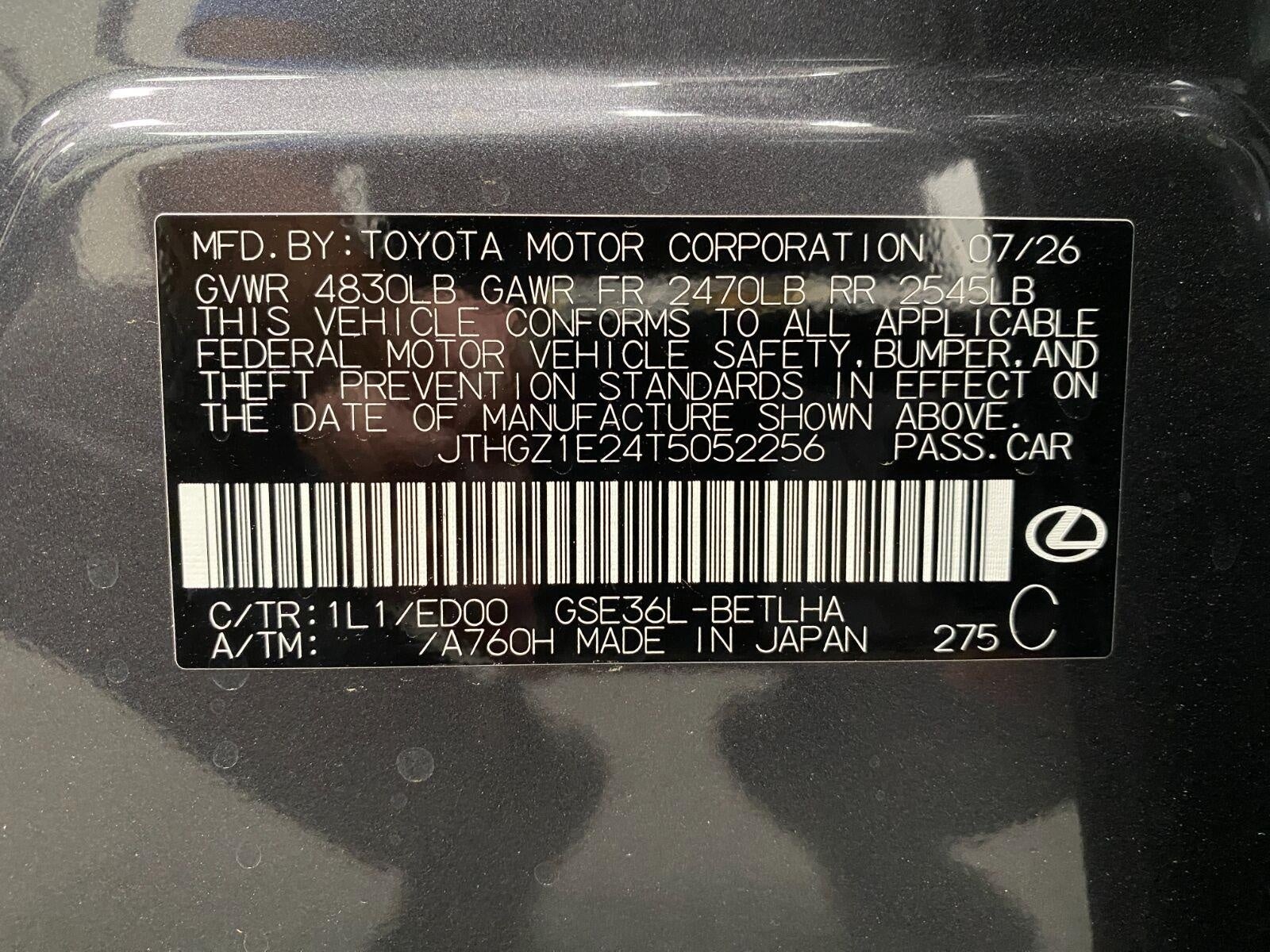 2026 Lexus IS 350 F SPORT AWD