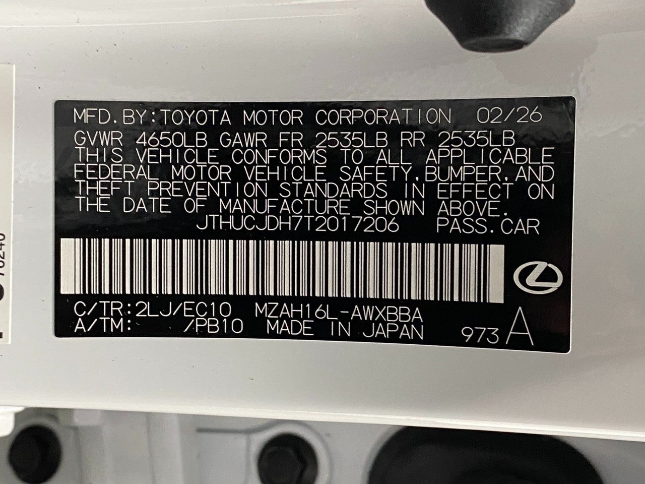 2026 Lexus UX HYBRID UX 300h F SPORT DESIGN AWD