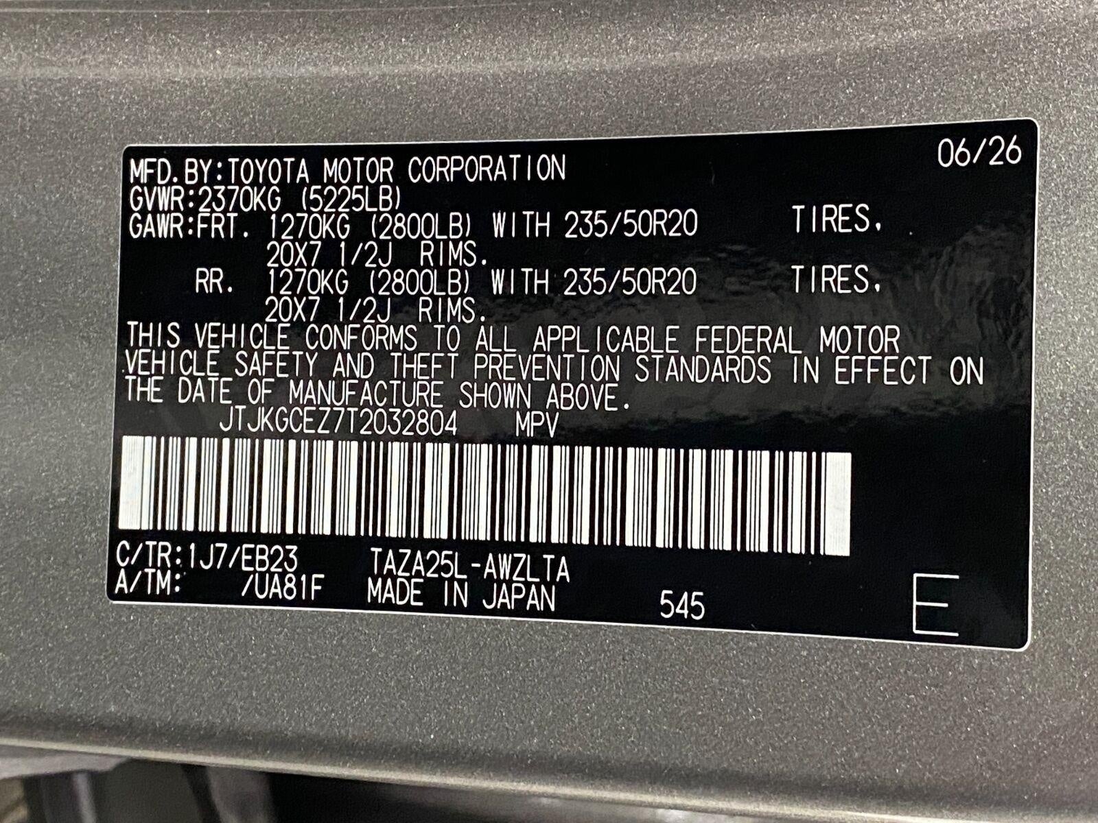 2026 Lexus NX 350 F SPORT HANDLING AWD