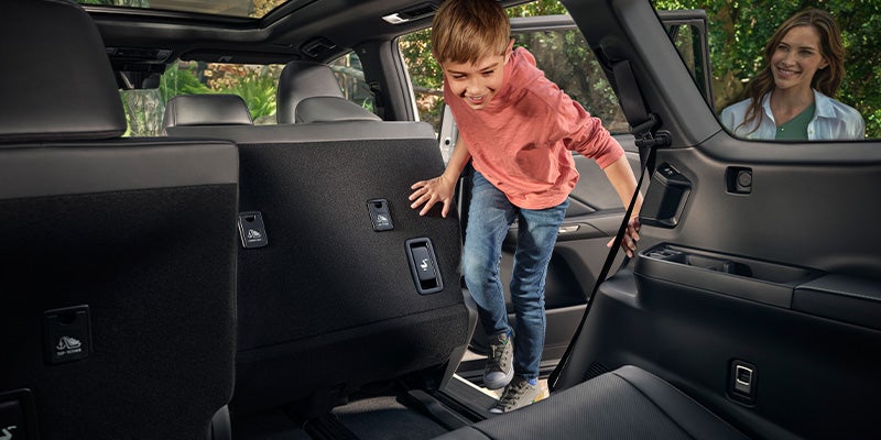 2024 Lexus TX With Child Getting Into Backseat