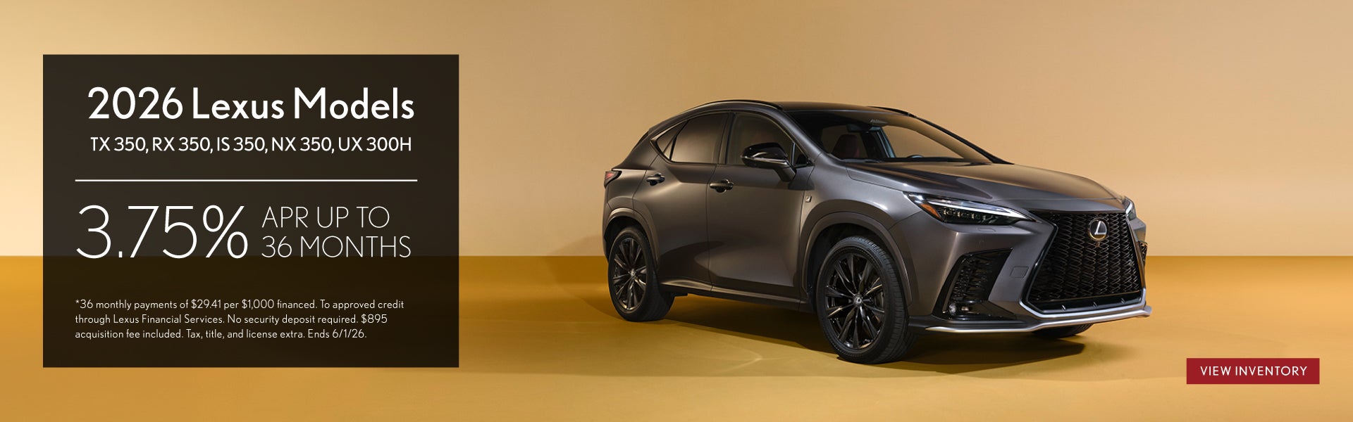 2026 Lexus Models