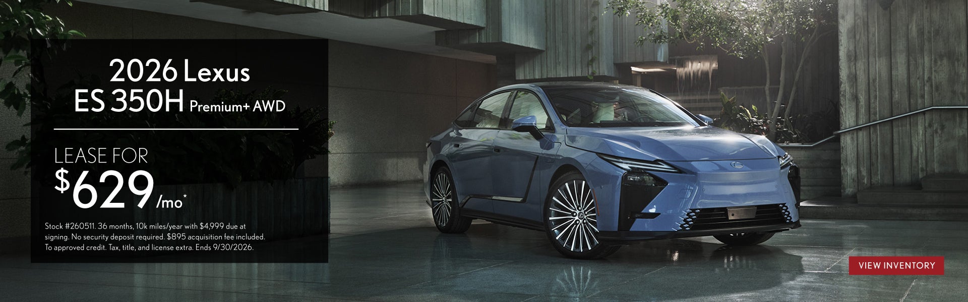 2026 Lexus ES 350H