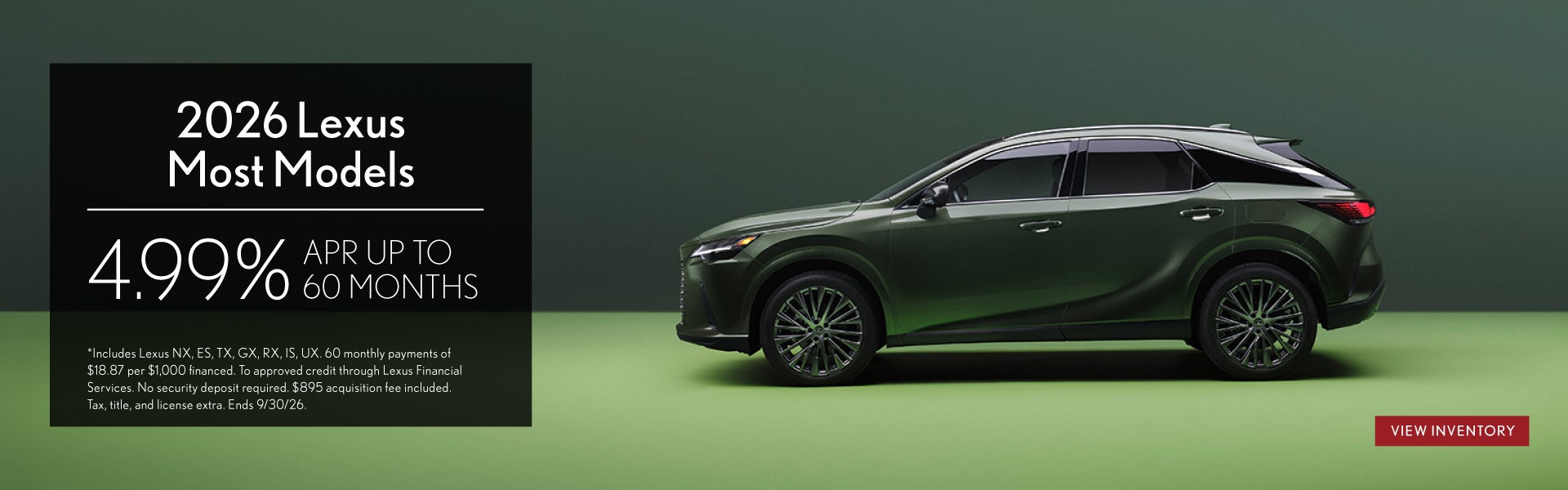 2026 Lexus Most Models
