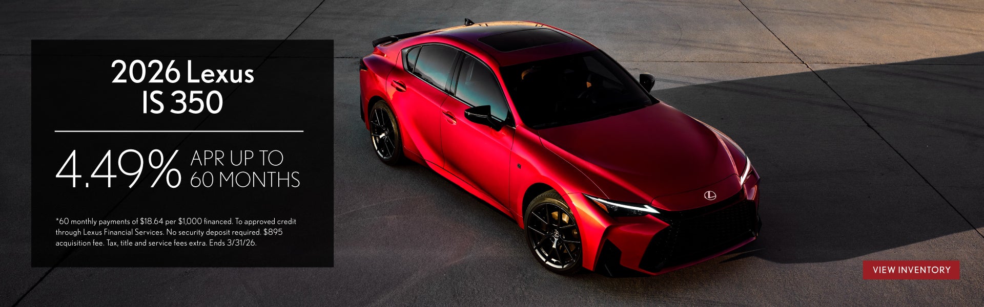 2026 Lexus IS 350