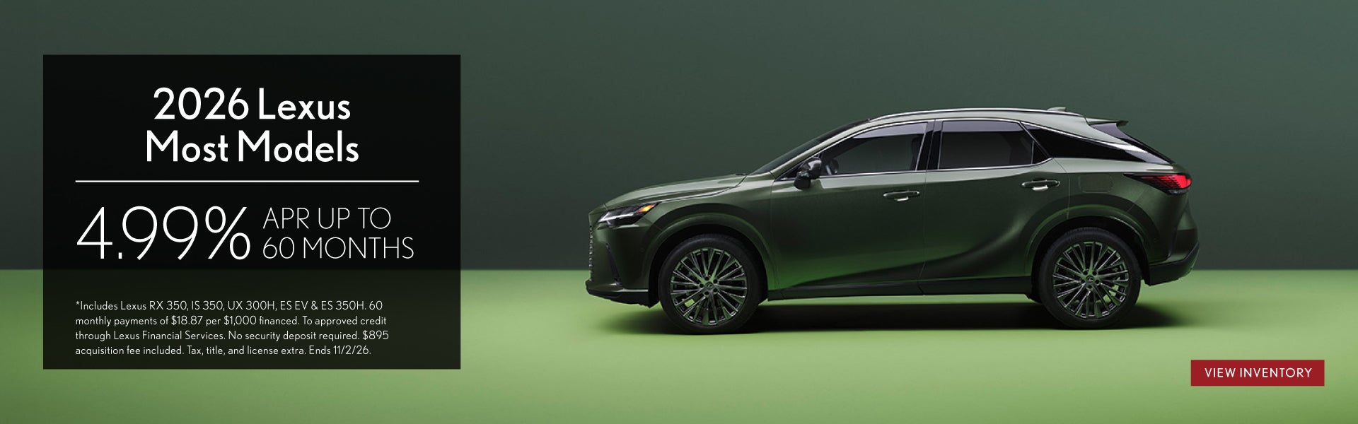 2026 Lexus Most Models